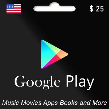 Google Play gift code - $25