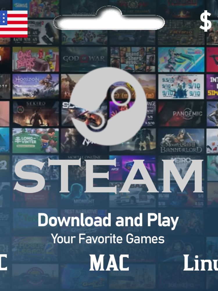 Steam Wallet Code USD $20