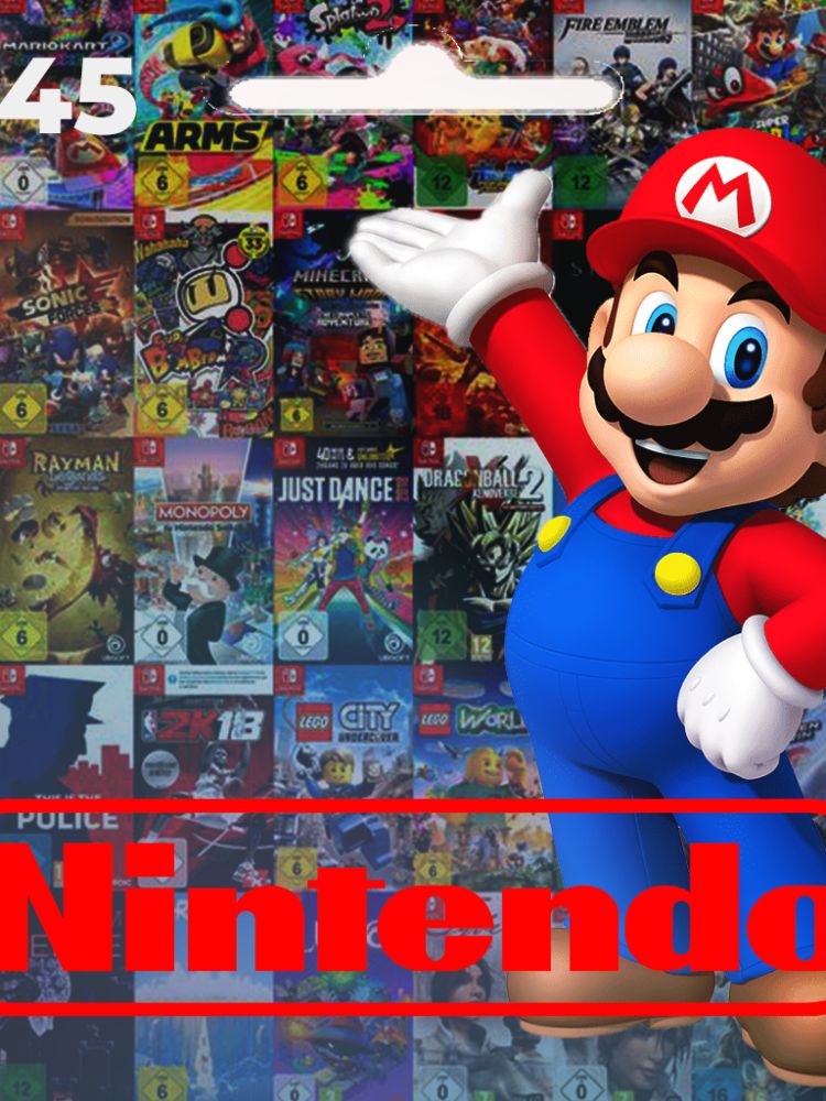 Nintendo eShop Gift Card USD $45