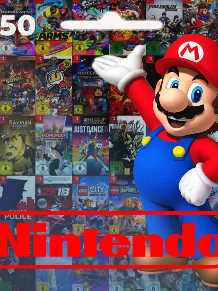Nintendo eShop Gift Card USD $50