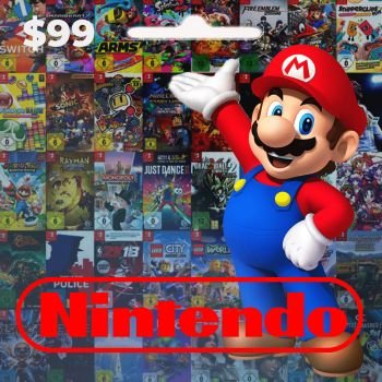 Nintendo eShop Gift Card USD $99